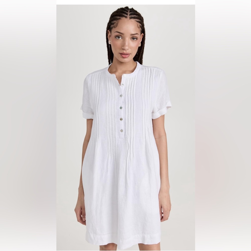 Faherty White Mini Dress